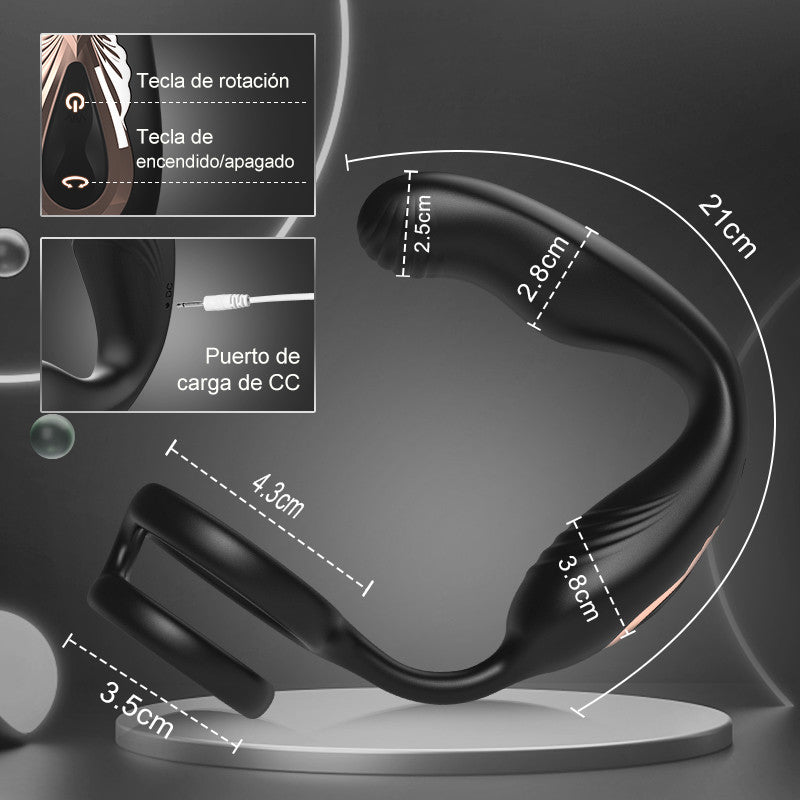Vibración de 10 frecuencias + rotación, agrandamiento del ano, estimulación sin precedentes