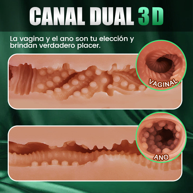 Esmeralda - Pechos en forma de lágrima y curvas en forma de figura de reloj de arena Torso sexual y muñeca