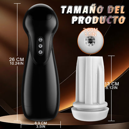 Evolution-8 Succionador 10 Vibrador One Touch Orgasmo Masturbador Digital al Vacío