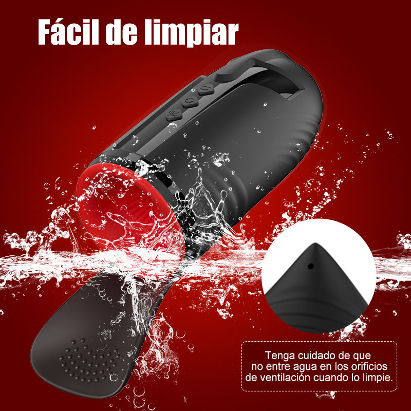 Cavallerist-10 Vibración 5 Chupada Oral 3 Torsión Giro Glande Entrenamiento + Masturbación