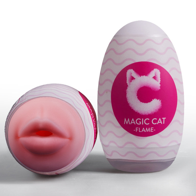 S-HANDE Sexo Oral Realista Masturbador Manual Portátil con Forma de Huevo Compañero de Orgasmos en Casa y de Viaje