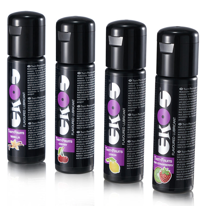 【Nuevo】Eros Lubricante a base de agua con sabor a fruta en 4 sabores 100 ml