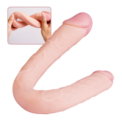 Multipurpose sexuell dubbelhövdad dildo