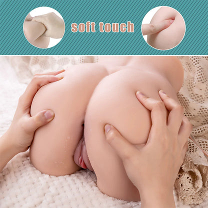 【Luna】Chupar el coño + nalgas vibrando muñeca sexual