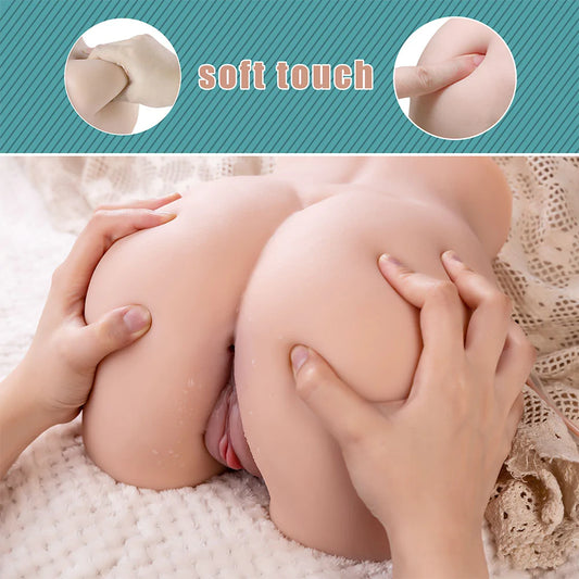 【Luna】Chupar el coño + nalgas vibrando muñeca sexual