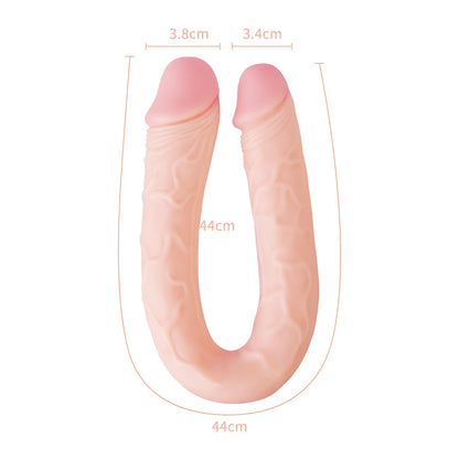 Multipurpose sexuell dubbelhövdad dildo