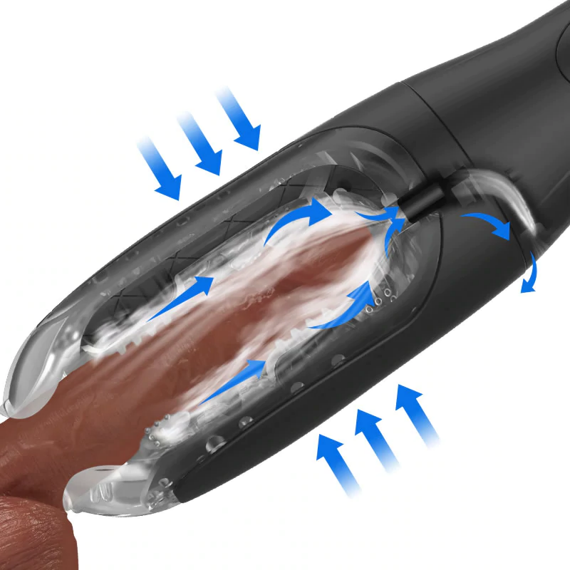 Vaso masturbador función de succión automática Sexo oral 4 modos de succión 10 modos de vibración