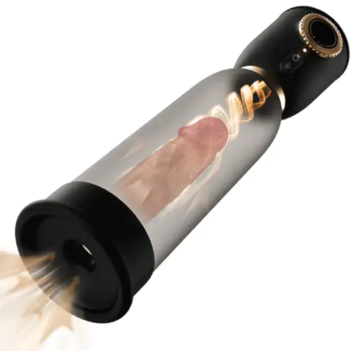 【Nuevo】Acmejoy Royal 2 en 1 Bomba de entrenamiento de pene extraíble y elástica