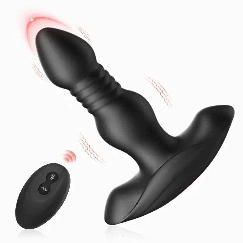 【HOT】Pioneer Prostate Anal Vibrator 3 Retractable Modes+10 Vibration Modes