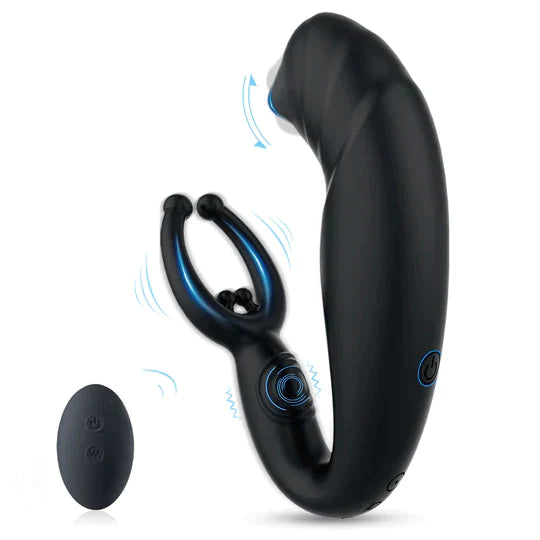 【PRESENTE】 Plugue anal multifuncional para próstata 9 em 1