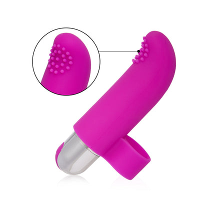【New】Purple Finger Vibrator with 10 Vibrations