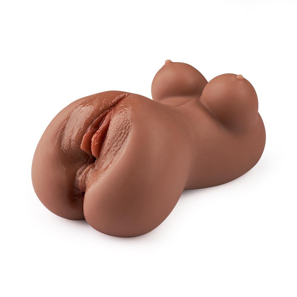 masturbador marron con vagina anal y pechos