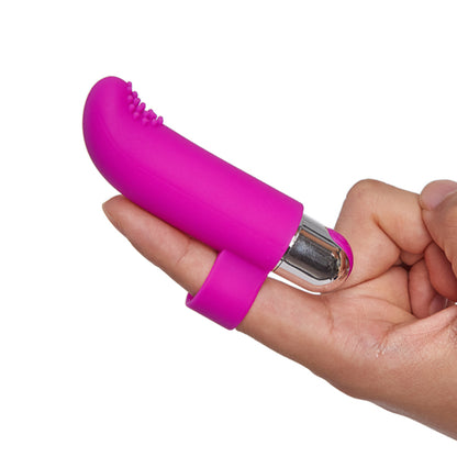 【New】Purple Finger Vibrator with 10 Vibrations