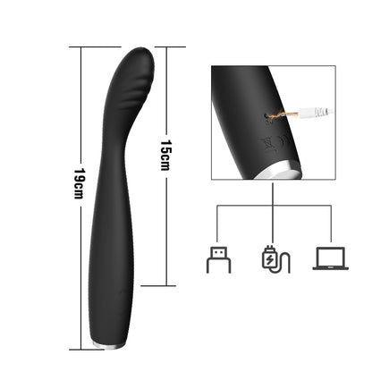 【Ny】 Cora Black Point-G Vibrator
