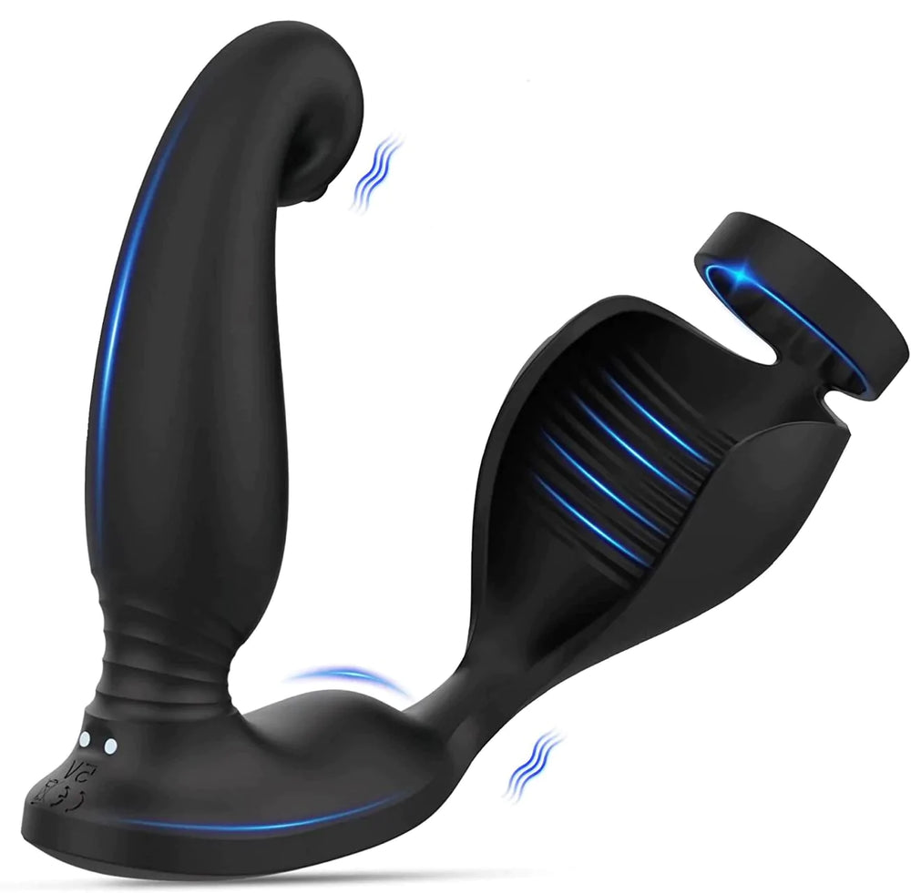 S-Hande Sea Horse 9 Massageador de próstata com vibração