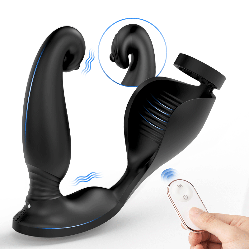 S-Hande Sea Horse 9 Massageador de próstata com vibração